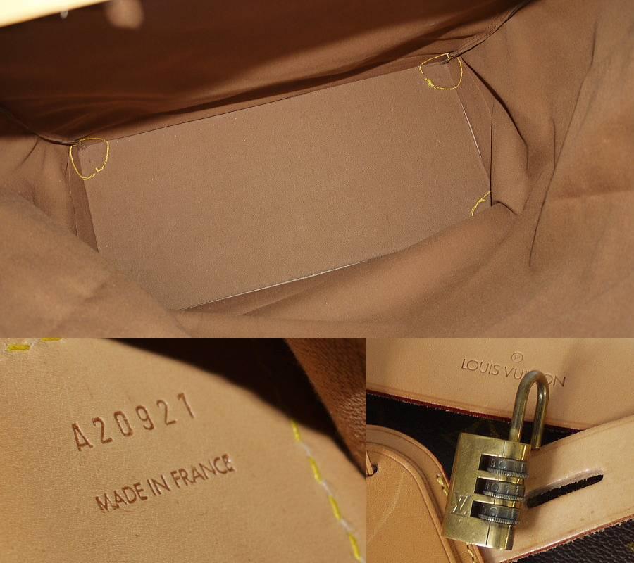 Louis Vuitton Monogram Steamer Bag 55 Travel Bag Rare 4