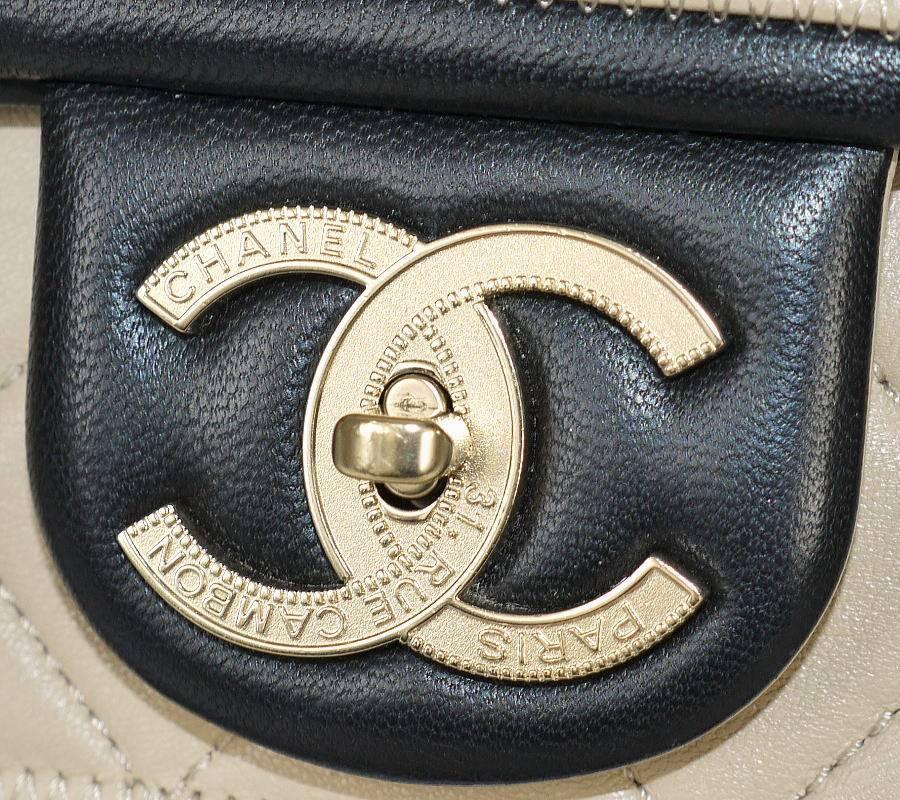 Chanel 2014 ss Cruise Collection 2.55 Bicolor Classic Shoulder Bag 3