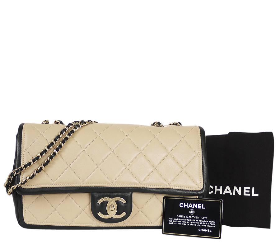Chanel 2014 ss Cruise Collection 2.55 Bicolor Classic Shoulder Bag 6