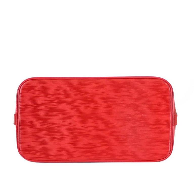 Louis Vuitton Red Epi Alma Handbag at 1stDibs | vintage red louis ...