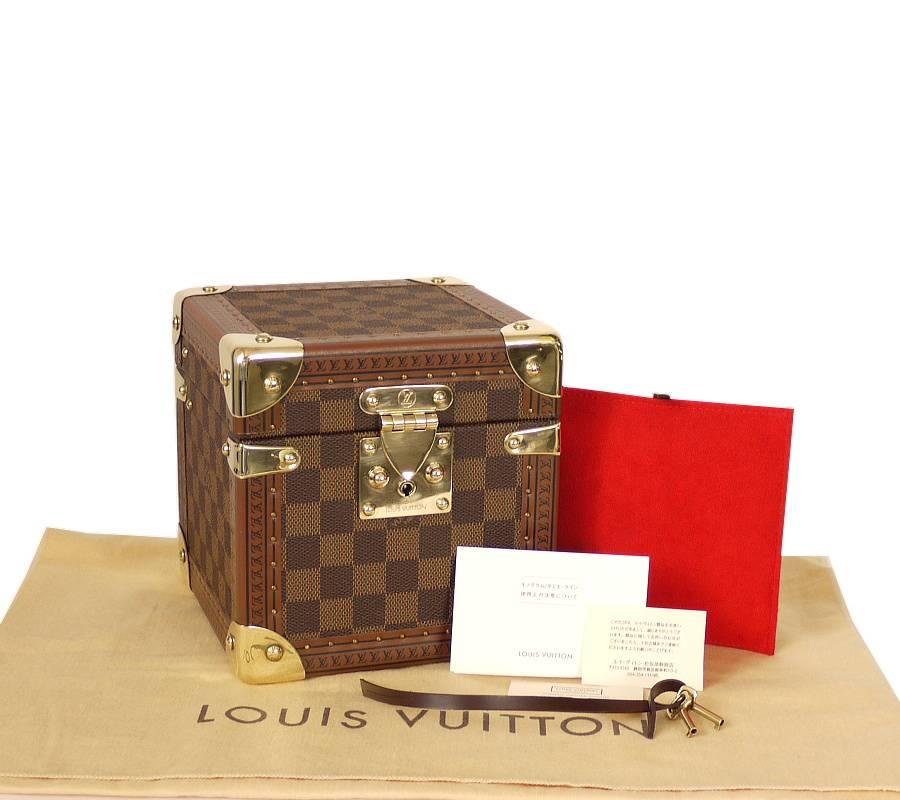 Rare Louis Vuitton Damier Canvas Coffret Merveilles GM Jewelry Case 2