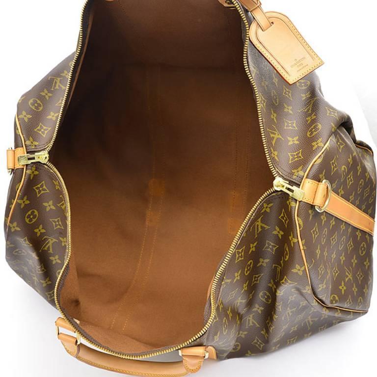 Louis Vuitton Monogram Keepall 60 Bandouliere Travel Bag 2