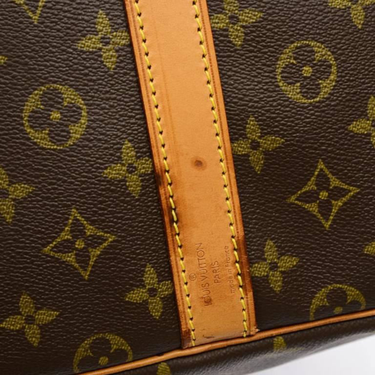 Louis Vuitton Monogram Keepall 60 Bandouliere Travel Bag In Excellent Condition In Hiroshima City, JP