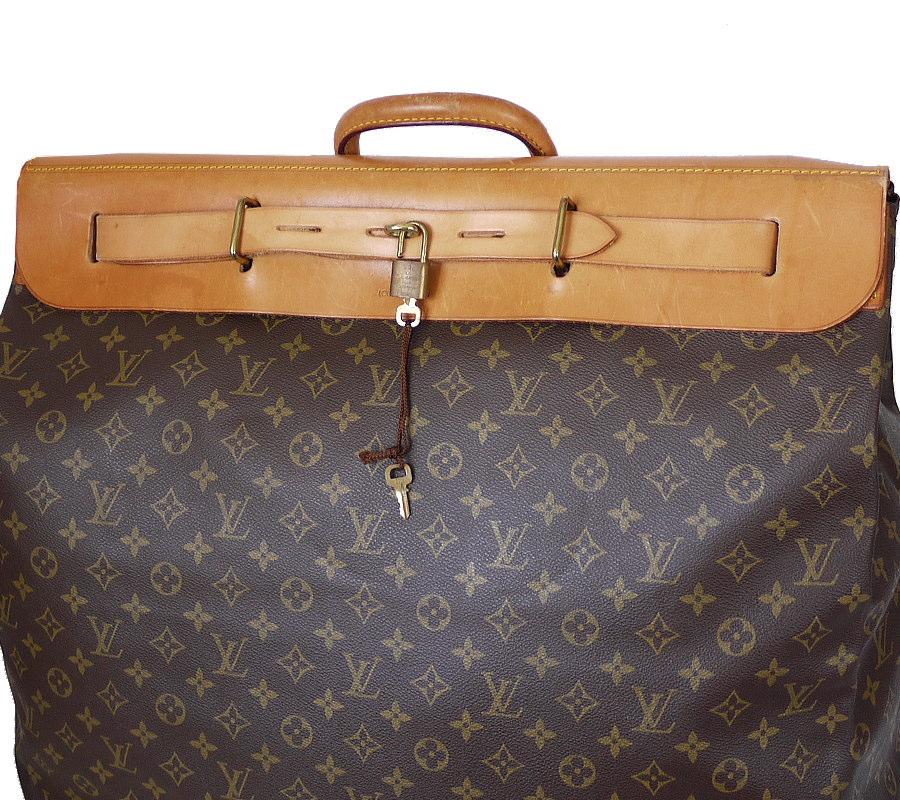 Louis Vuitton Monogram Steamer Bag 55 Travel Bag Rare 2