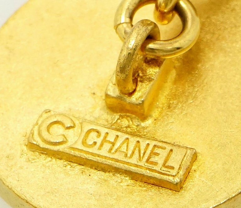 Vintage Chanel CC Logo Cufflinks Rare For Sale at 1stDibs chanel