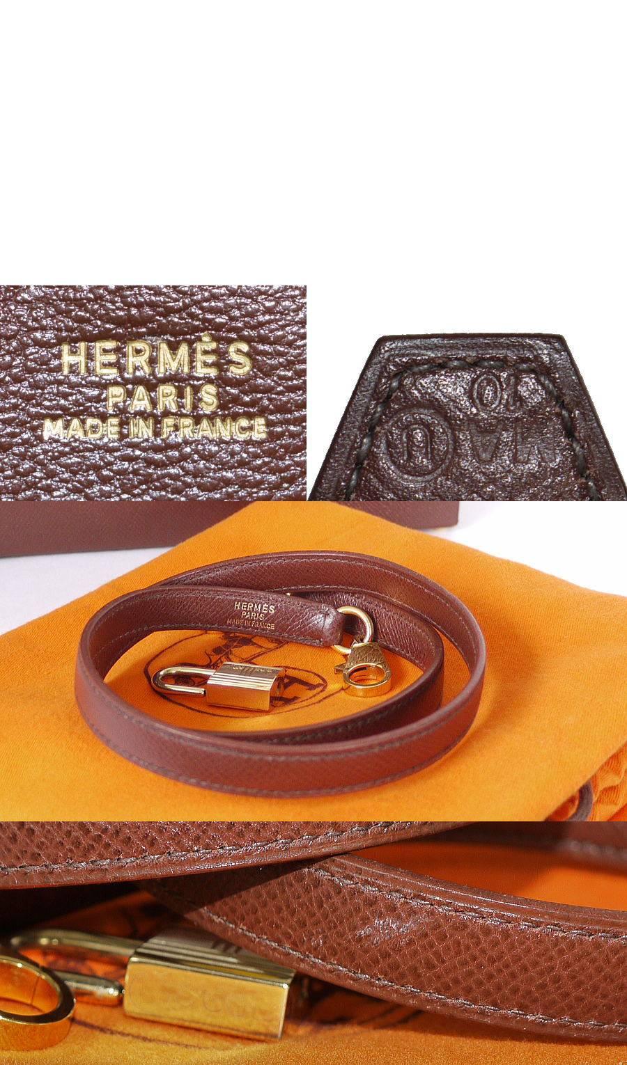 Hermes Bicolor Couchevel Macpherson Handbag For Sale 4