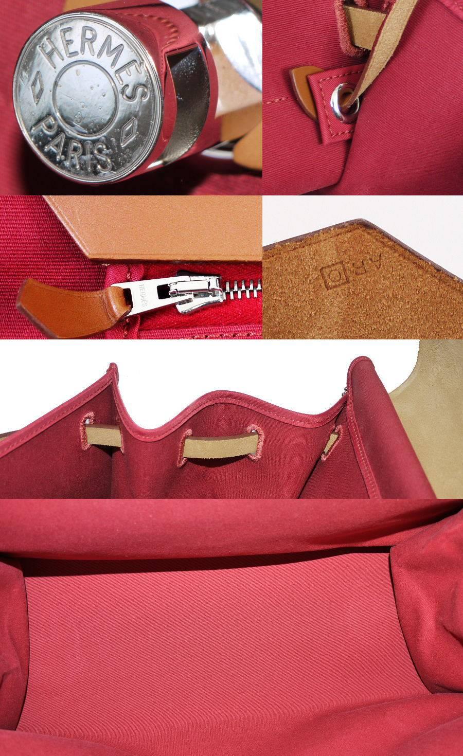 Women's or Men's Hermes Herbag Zip GM 2way Shoulder Bag Rare