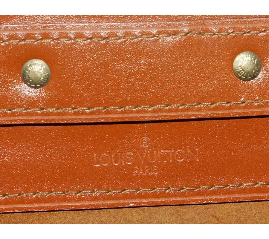 Louis Vuitton Fawn Brown Epi Steamer 45 Travel Bag Rare 3