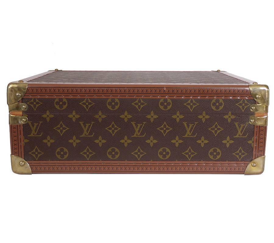 Vintage Louis Vuitton Monogram Cotteville 40 Hard Sided Suitcase For Sale at 1stdibs