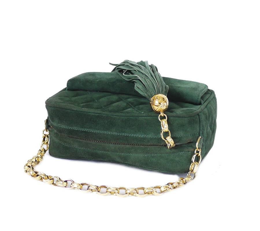 Vintage Chanel Tassel Clutch, Evening Bag Rare For Sale at 1stdibs