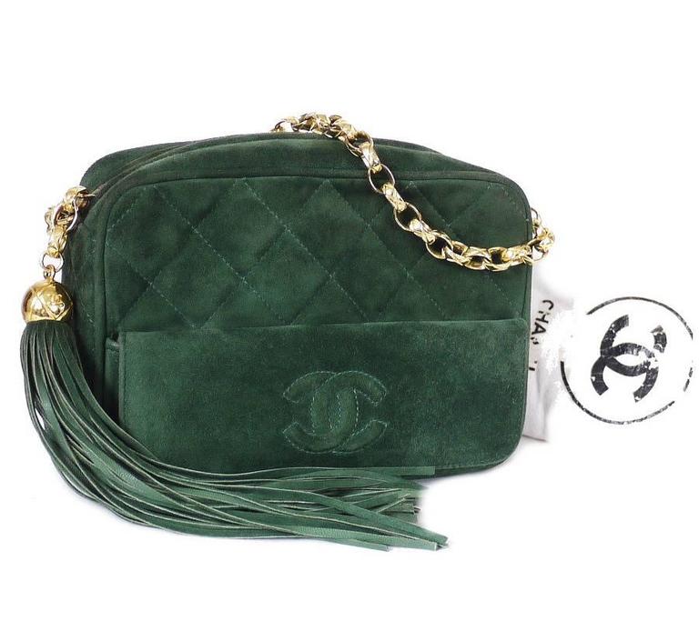 Vintage Chanel Tassel Clutch, Evening Bag Rare at 1stDibs
