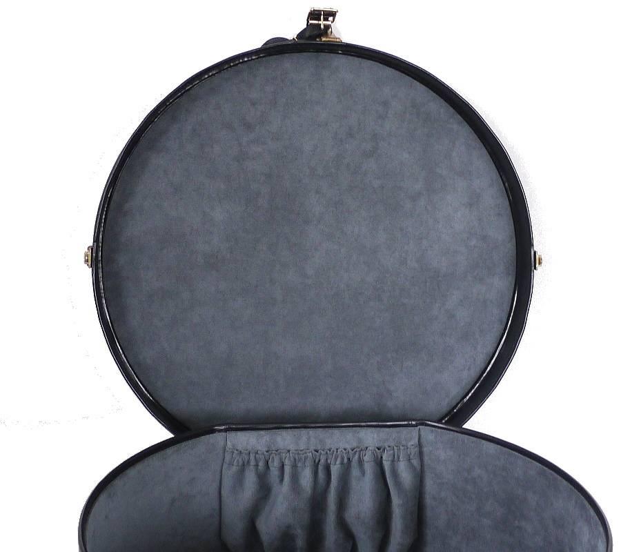 Louis Vuitton Black Epi Boite Chapeaux 50 Hat Box Trunk Case Rare 2