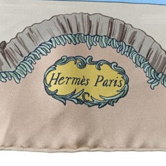 Vintage Hermès “Traineaux et Glissades” Pink Silk Carré 90 by F. de la Perrière