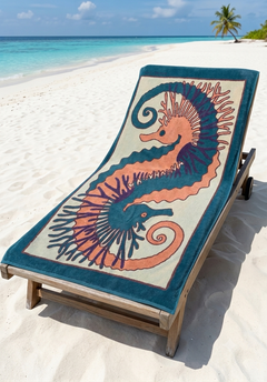 Hermès Seahorses Terry Beach Towel