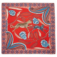 Brand New Hermès "The Savana Dance" 140 Silk Scarf