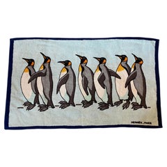 Hermès Penguins Terry Beach Towel