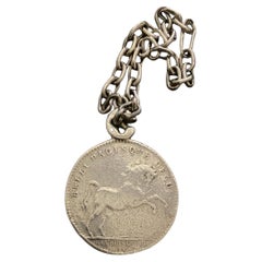 Rare Vintage Hermès Gaetan de Percin Silver Keys Holder or Charm