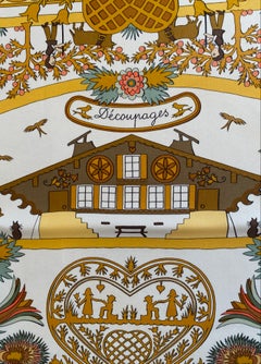 Hermès Découpages 90 Silk Scarf
