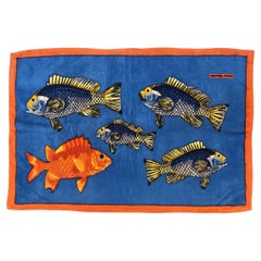 Hermes Bali Fishes Terry Beach Towel