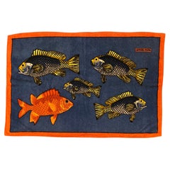 Hermes Bali Fishes Terry Beach Towel