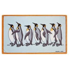 Hermès Penguins Terry Beach Towel