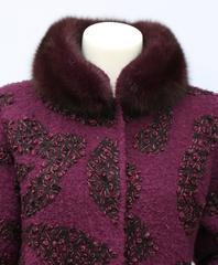 Oscar de la Renta cocoon coat