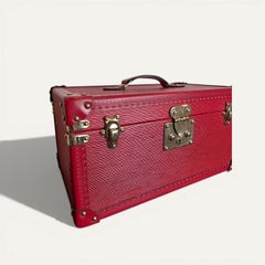 Vanity-Flaschenkiste von Louis Vuitton, rot, Epi-Leder