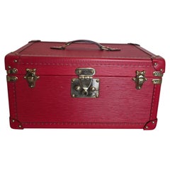 Vanity-Flaschenkiste von Louis Vuitton, rot, Epi-Leder