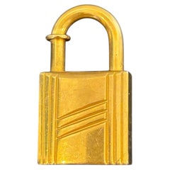 Bijou de sac Hermès Cadenas Doré 1998