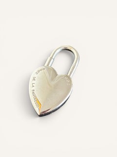 Bijou de sac Hermès Cœur Argenté "Vive l'idée" 2004