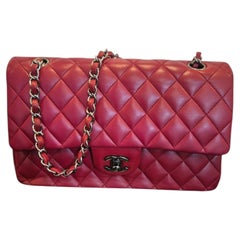Chanel Timeless, mittelgroß, dunkelrot, 2011