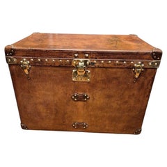 Malle Louis Vuitton Courrier en cuir circa 1930