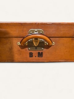 Maleta Louis Vuitton vintage de cuero, de alrededor de 1930