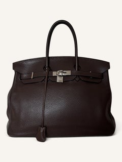 Sac Hermès Birkin 35 Taurillon Ebene 2008