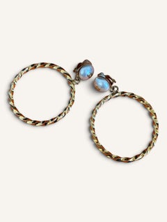 Boucle d’Oreilles Chanel Vintage Créoles 1996