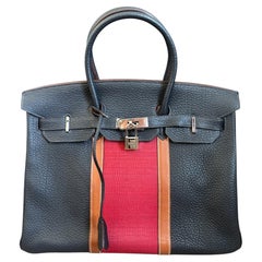 Sac Hermès Birkin 35 Tri Color