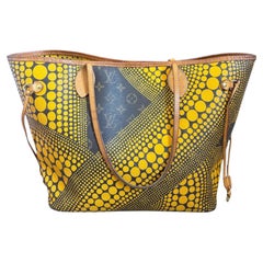 Sac Louis Vuitton Neverfull Yayoi Kusama jaune 2012
