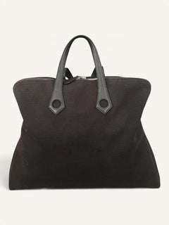Borsa Hermès Heeboo in toile e pelle nera, 2005