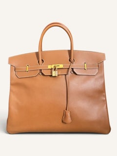 Sac Hermès Birkin 40 Courchevel Gold 2000