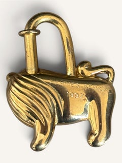 Cadenas Hermès Africa Lion Doré 1997