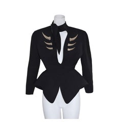 Thierry Mugler “Les Cowboys” SS 1992 Runway Archival Jacket with Chrome Details