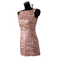 Balenciaga Nicolas Ghesquière Spring 2008 Pink Metallic Dress Sex and the City