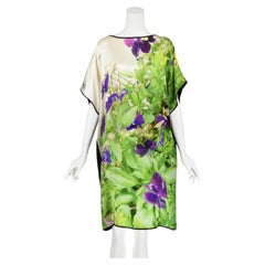 JOANNA MASTROIANNI Spring 2013 Silk Garden-Print Shift Dress, Runway Collection