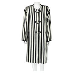 ISABEL MARANT ETOILÈ Archival FW2014 "Breeda" Striped Blanket Toggle Coat, SZ 8