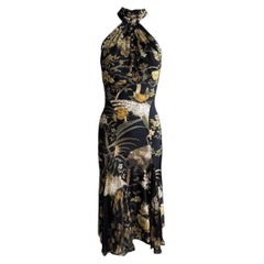 Roberto Cavalli F/W 2006 Floral Print Midi Dress