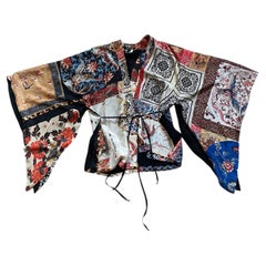 Roberto Cavalli Silk Kimono, 2000s, Japanese print
