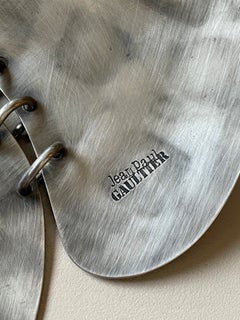 Jean Paul Gaultier Sculptural Metal and Leather Fetish Belt from the '90s