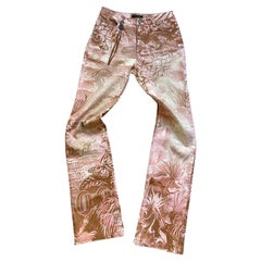 Roberto Cavalli Tapestry Renaissance FW2001 Denim Pants
