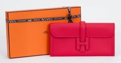 Hermès Jige Elan Capucine Epsom Clutch