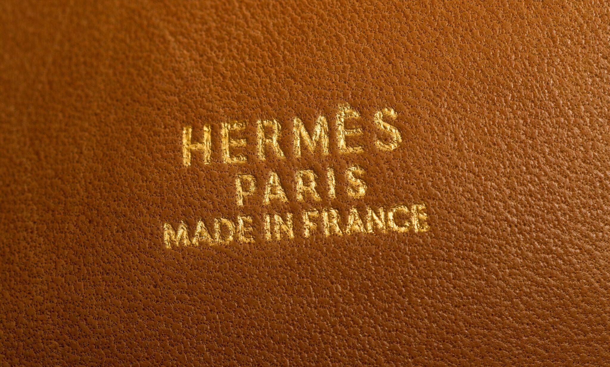 Hermès Chestnut 35cm Ostrich Bolide Bag 2